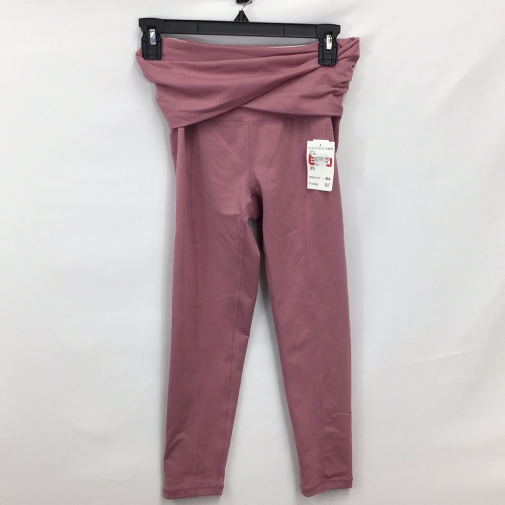 FP Movement Faux Wrap Workout Leggings Pink - Picture 1 of 6